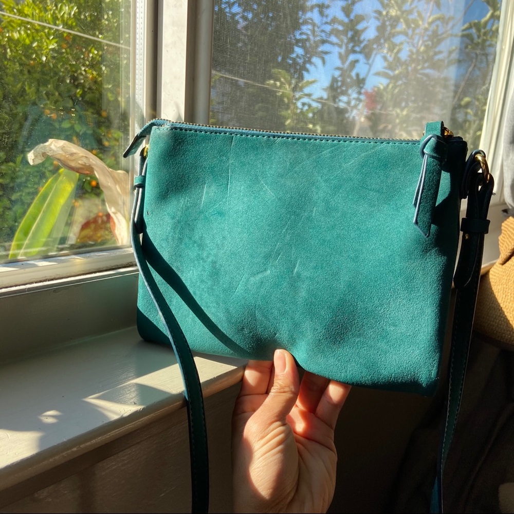 Old Navy Teal side satchel